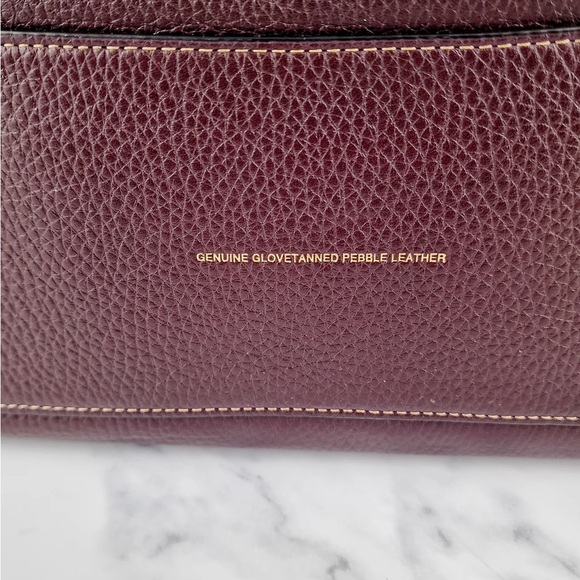 Coach Oxblood Brown Pebbled Leather with Suede Rouge 30 - Picture 8 of 14